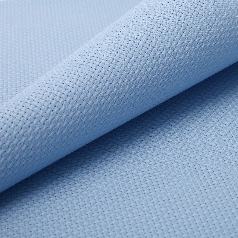 Donmon Aida Cloth 14 Count Cross Stitch Fabric,12×18inch,5Pcs (Sky Blue) - Image 2